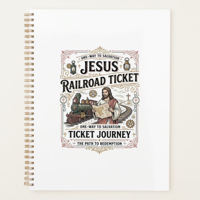 Billet de train Jésus Voyage Billet de train Jésus (Devant)