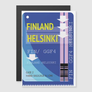 Billet de voyage en Finlande Helsinki