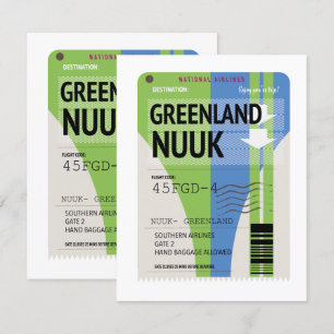 Billet de voyage Groenland Nuuk