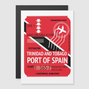 billet de voyage port d'espagne trinidad et tobago