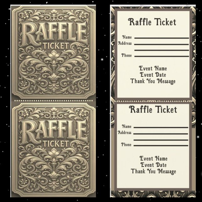 Billet Gold Raffle (Créateur téléchargé)