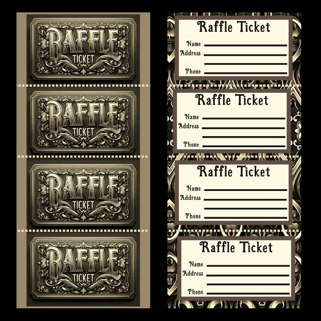 Billet Gold Raffle (Créateur téléchargé)