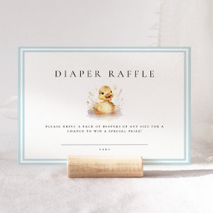 Billet Petit Baby shower de canard Repas de chaudi