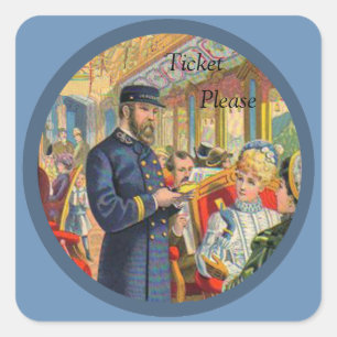 Billet S'Il Vous Plaît Train Stickers