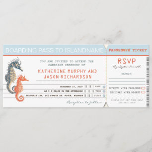 Billets de cartes d'accès à faire-part de mariage