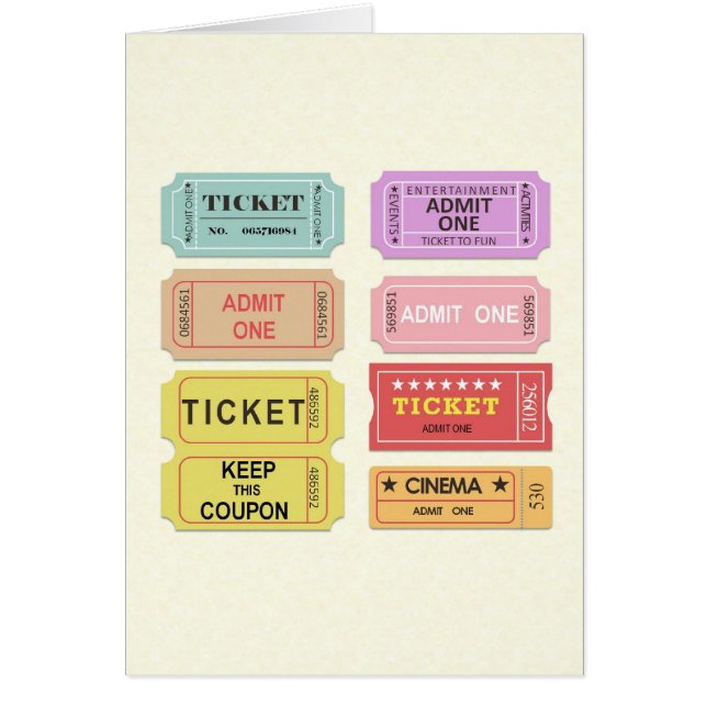 Billets de film (Devant)