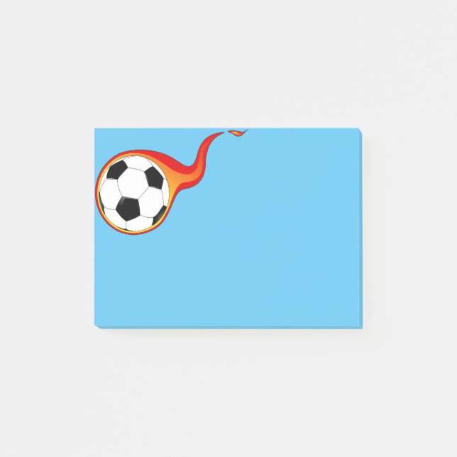 Billets post-it du ballon de football flamand (Devant)