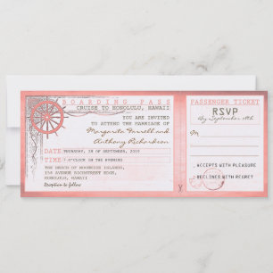 Billets vintages de carte d'embarquement mariage a