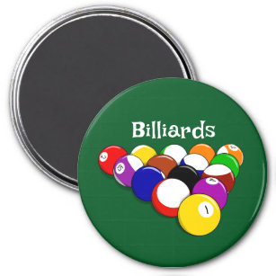 Billiard Balls Design Magnet