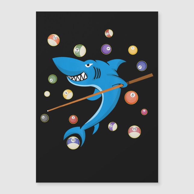 Billiard Shark 8 Balle Joueur Pool Table Stick (Devant)