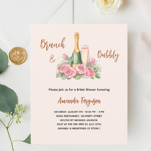 Bimeau brunch rose floral Poudre nuptiale invitati