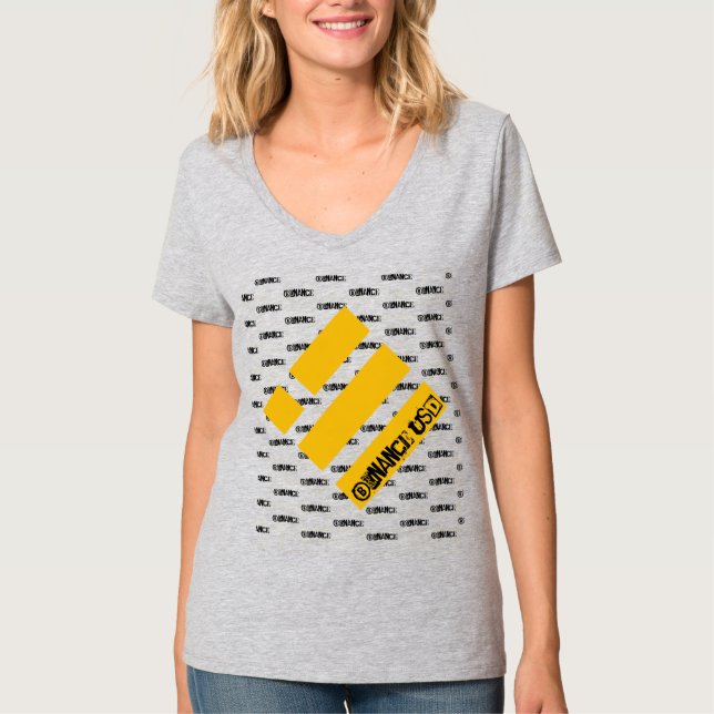 BINANCE USD CRYPTO CURRENCY LOGO T-Shirt (Devant)
