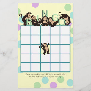 Bingo Baby shower singe