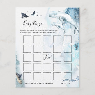 Bingo Bébé Jeu de Baby Shower Océan