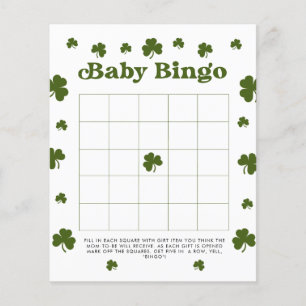 Bingo Bébé Joyeux jour de la Saint-Patrick Vert Tr
