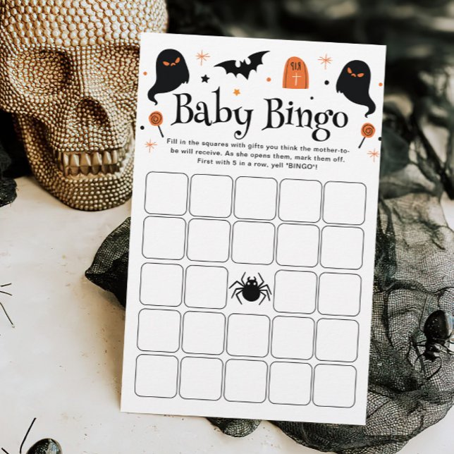 Bingo Bingo Halloween Baby shower Jeu (Créateur téléchargé)