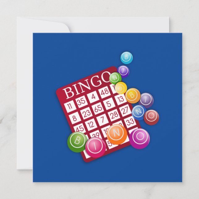 Bingo ! Carte de bingo et marqueurs (Devant)