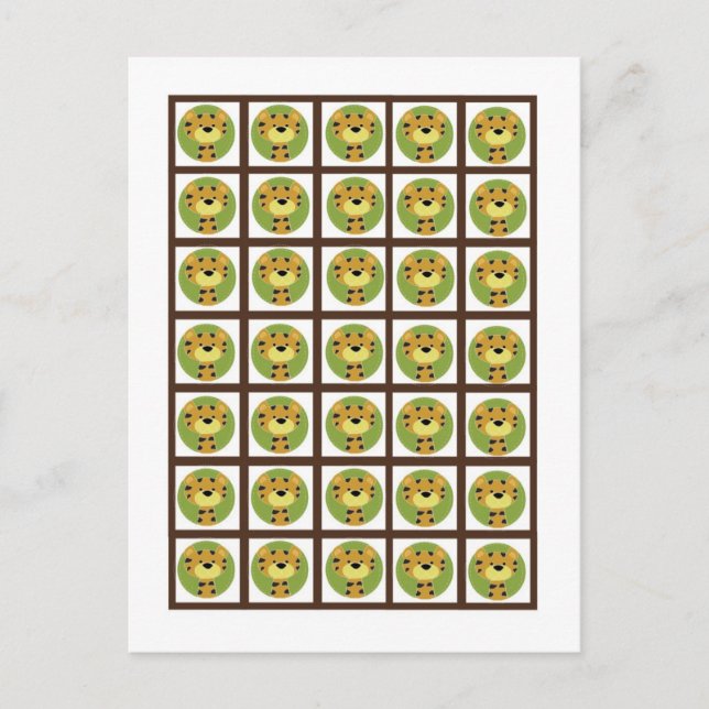 Bingo Cartes Markers Jungle Tales Safari (Devant)