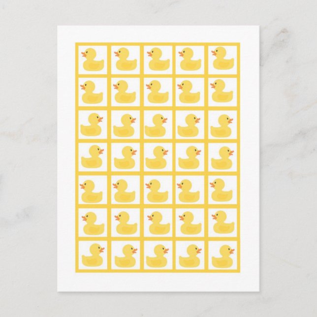 Bingo Cartes Markers Roubber Ducky Bubles (Devant)