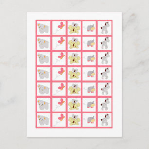Bingo Cartes Markers Tropical Punch Girl Jungle El
