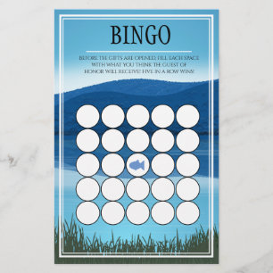 Bingo de Baby shower de pêche