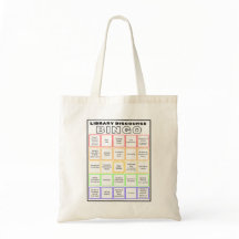 Bingo de bibliothèque et sac Twitter de bibliothèq