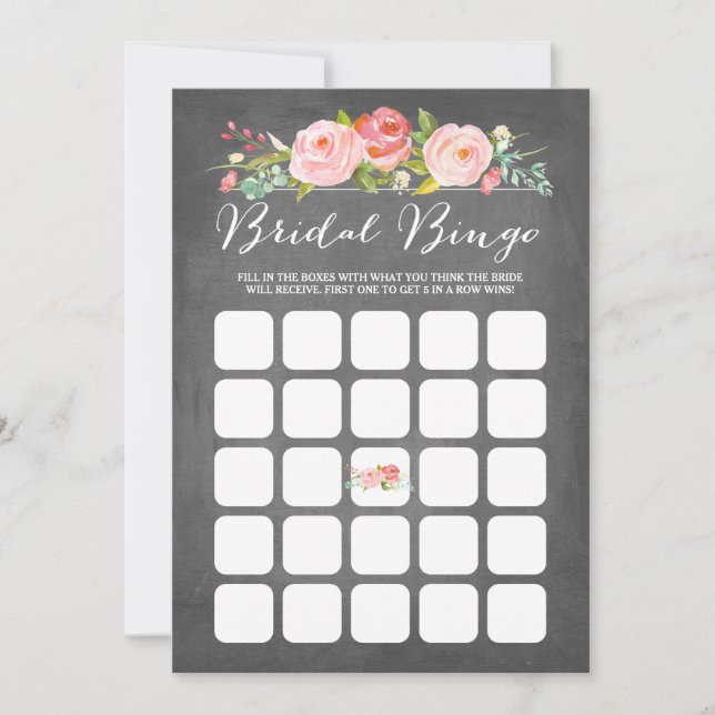 Bingo de la fête de mariage dans le jardin de rose (Devant)