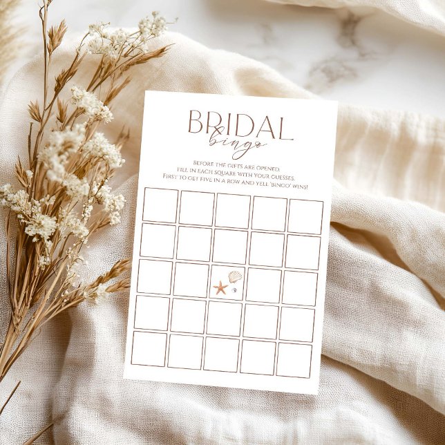 Bingo de la Fête des mariées d'été côtière (Créateur téléchargé)