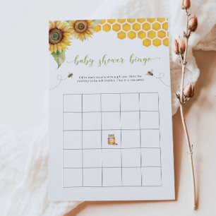 Bingo D'Été Tournesol Et Baby shower De Miel Jeu