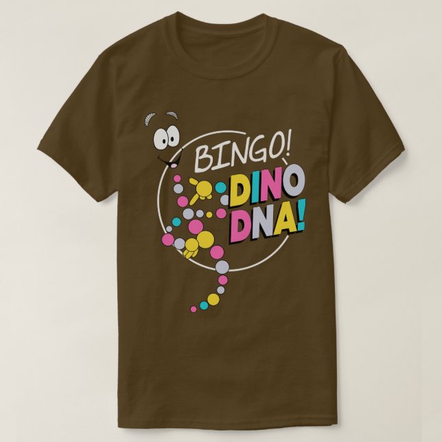 BINGO DINO DNA TShirt (Design devant)