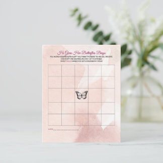 Bingo Fête des mariées papillon