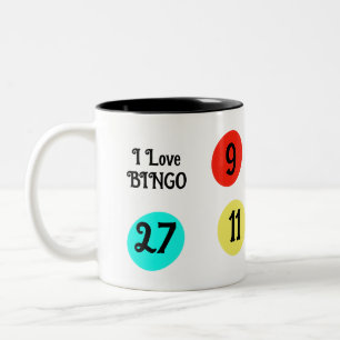 BINGO I Love Bingo Mug Amusant Coloré