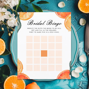 Bingo nuptiale Citrus Aperol jeu de Fête des marié