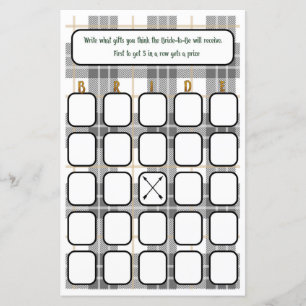 Bingo nuptiale Flannel et Fiz
