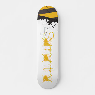 Bio Hazard Attention Tape Old School Skateboard