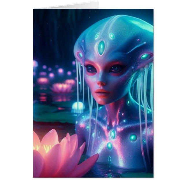 bio-luminescent Alien de bain Toutes les occasions (Devant)