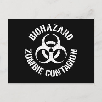 Biodanger : Carte postale Contagion Zombie
