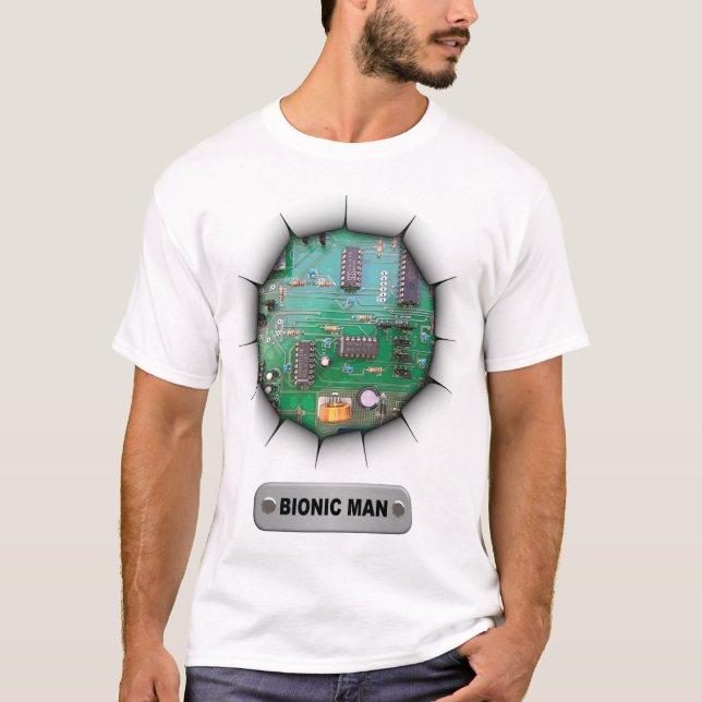 bionic man t-shirt (Devant)