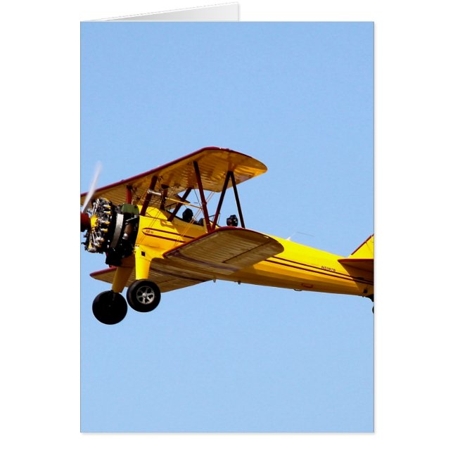 Biplane jaune (Devant)