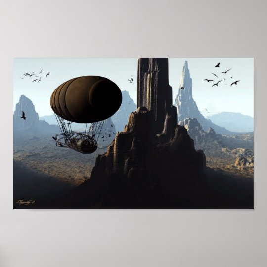 bird mountaing poster