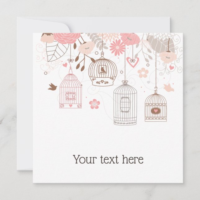 Birdcages Whimsical Personnalisé (Devant)