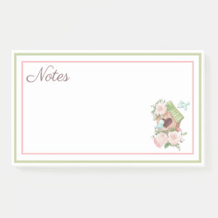 Birdhouse Bird Post-It Notes