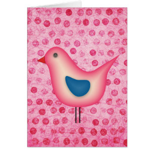 Birdie en Pois rose