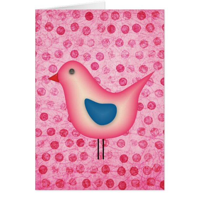 Birdie en Pois rose (Devant)