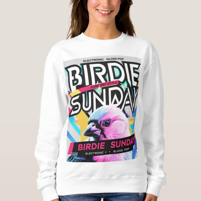 Birdie Sunday Electropop Sweatshirt (Devant)