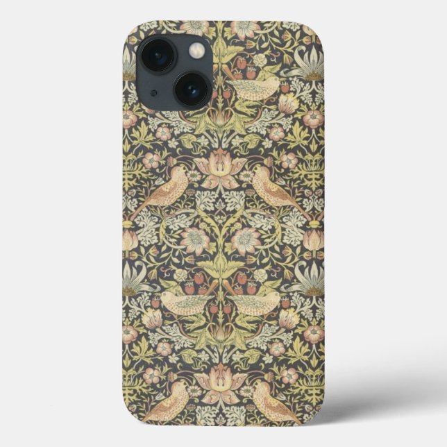 Birds Floral Pattern par William Morris Coque ipad (Verso)
