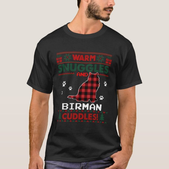 Birman Chat Red Buffalo Plaid Cadeau laide Sweat p (Devant)