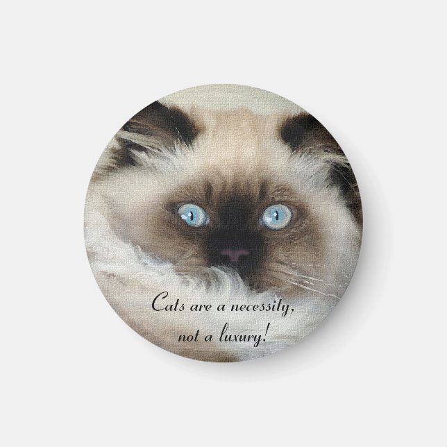 Birman - Ragdoll Magnet Amoureux des chats (Devant)