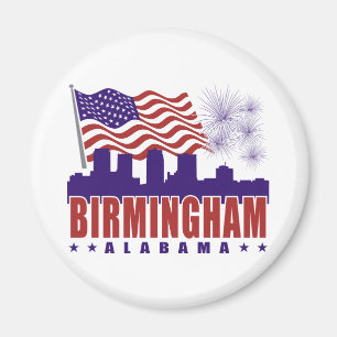 Birmingham Alabama - Magnet patriotique