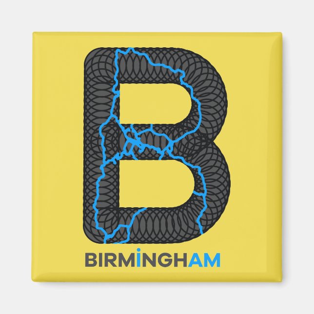 Birmingham Canals Magnet (Devant)